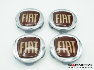 Center Wheel Caps - FIAT Badge - 60mm